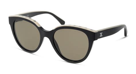 chanel sunglasses 5414 c534/3|Chanel 5414 C534/3 Black & Beige Butterfly .